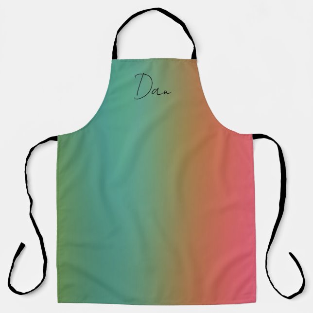 Delantal Colores blandos Apron Large (Anverso)