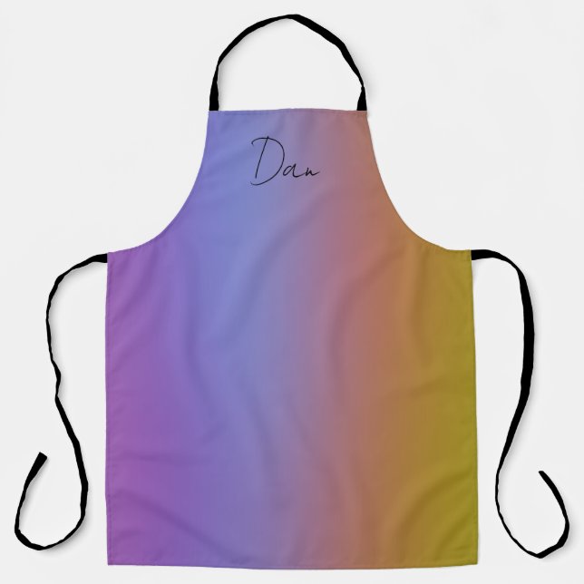 Delantal Colores blandos Apron Large (Anverso)