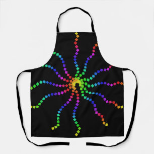 Delantal Colores de arcoíris geniales cocina contemporánea