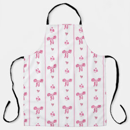 Delantal Colores de color de agua rosada Bandas de barrido 