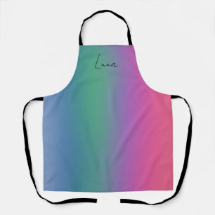 Delantal Colores de doble plegado suave Apron mediano