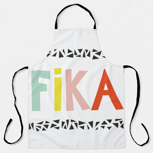 Delantal Colores de Fika suecos (Anverso)