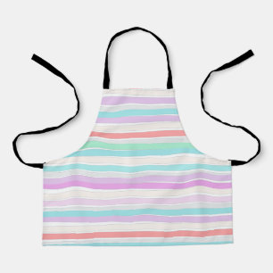 Delantal Colores de verano de primavera en rayas