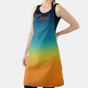 Delantal Colores del atardecer del suroeste personalizados