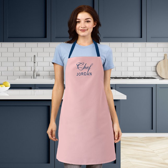Delantal Colores Editables Personalizados Chef Elegante Scr (Subido por el creador)