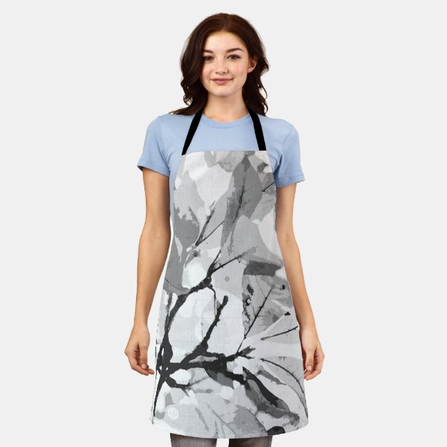 Delantal Colores otoñales, hojas 2 (Gastado)