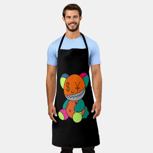 Delantal Colorful bear (Gastado)