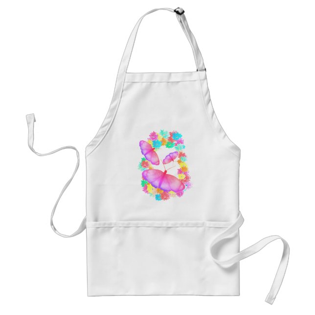 Delantal Colorful Butterfly Floral Dream (Frente)