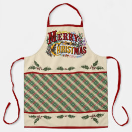 Delantal Colorful "Merry Christmas" Apron