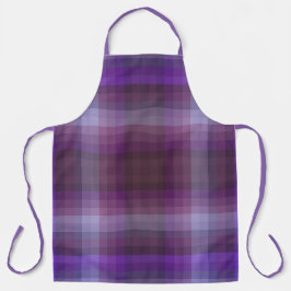 Delantal Colorful Purple Colors Of The Year Checkered