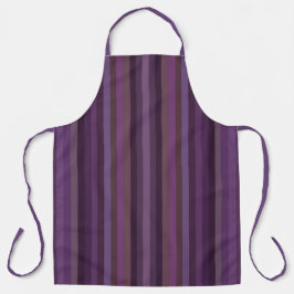 Delantal Colorful Purple Tone Colors Of The Year Stripes 