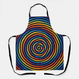 Delantal Colorida Espiral Swirl