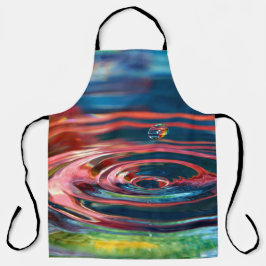 Delantal Colorida gota de agua