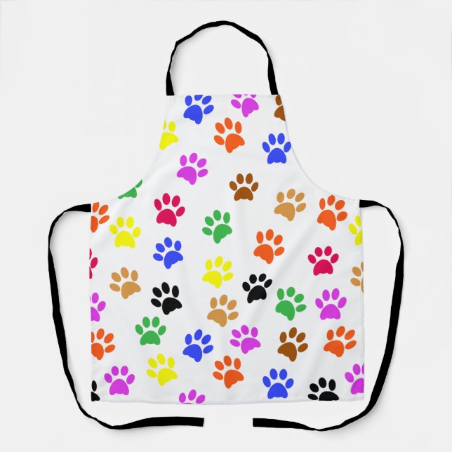 Delantal Coloridas Paws (Anverso)
