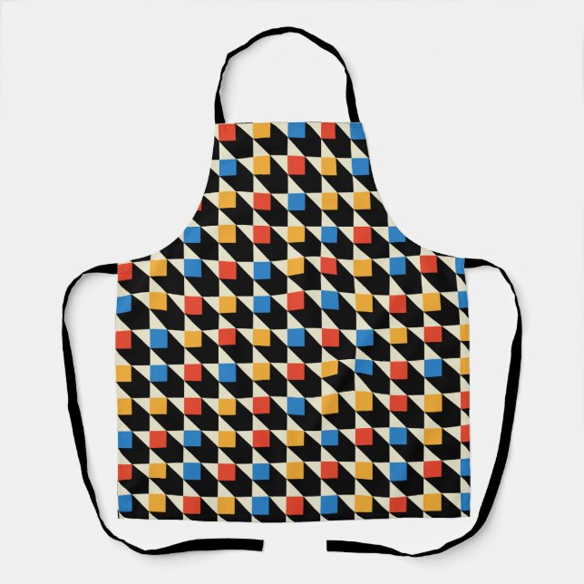 Delantal Coloridas plazas Apron (Anverso)