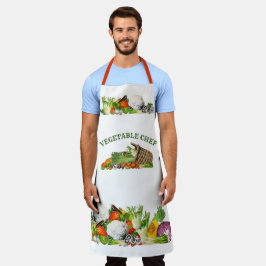 Delantal Coloridas Verduras Vegetales Chef Personalizado Te