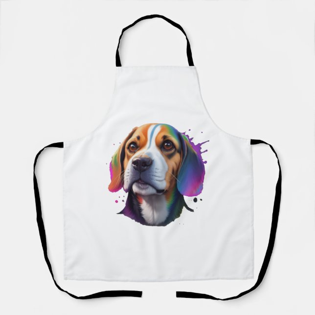 Delantal colorido beagle (Anverso)