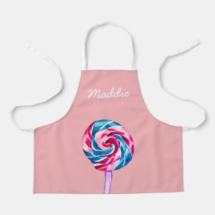 Delantal Colorido caramelo lipeta acuarela arte