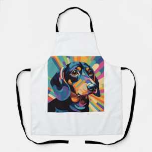 Delantal Colorido Dachshund #1