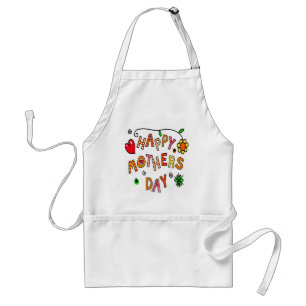 Delantal Colorido Día de la Madre Feliz
