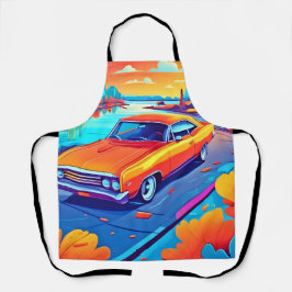 Delantal Colorido diseño clásico del viaje