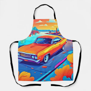 Delantal Colorido diseño clásico del viaje