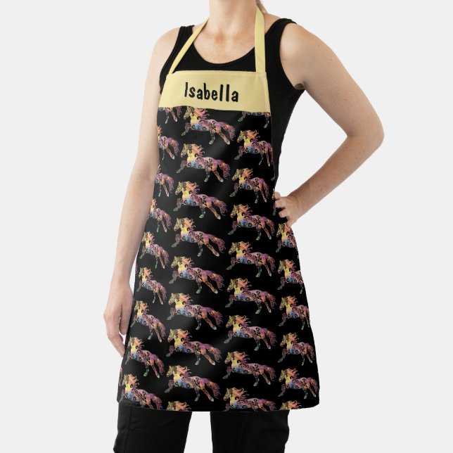 Delantal Colorido diseño de Mandala (in situ)