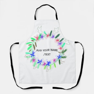 Delantal colorido guirnalda Navidades de guirnaldas de guir