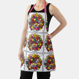 Delantal Colorido Jelly Bean