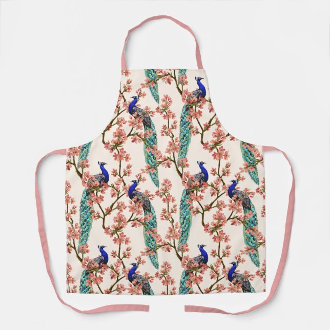 Delantal Colorido Peacock Apron (Anverso)