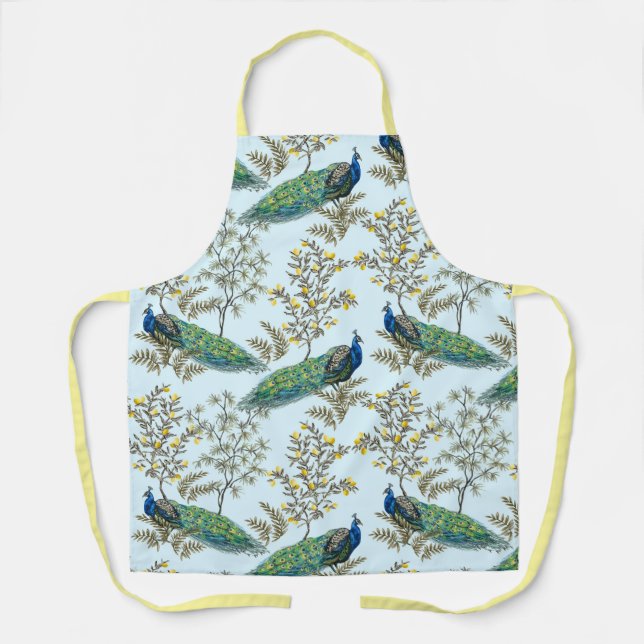 Delantal Colorido Peacock Apron (Anverso)