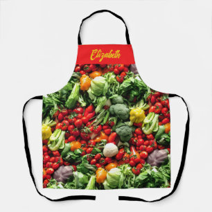 Delantal "¡Coman sus vegetales!" Apron del Chef