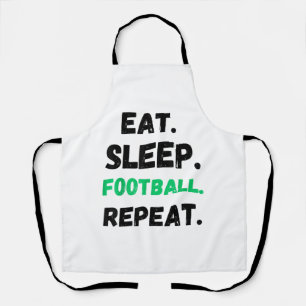 Delantal Come Fútbol Duerme Repite Lindo Come Fútbol Duerme