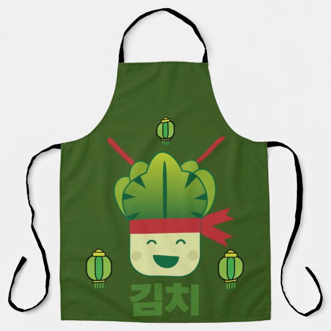 Delantal Comida asiática Kimchi (Anverso)