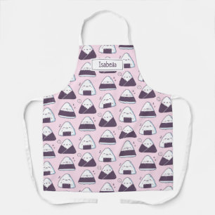 Delantal Comida Japonesa Adorable Onigiri Bolas de Arroz Pa