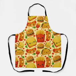 Delantal Comida Rápida Kawaii