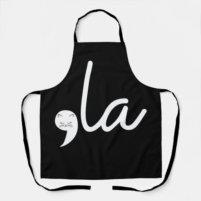 Delantal Comma De Gato Retro La Kamala Harris Por El Presid (Anverso)