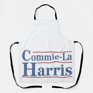 Delantal Commie-La Harris 2024 Funny Anti Kamala Harris