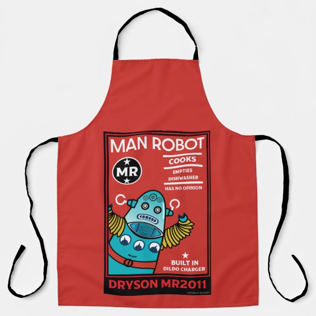 Delantal Cómo cambiar a un hombre (Anverso)