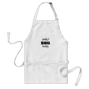 Delantal Compinche del Bbq del papá