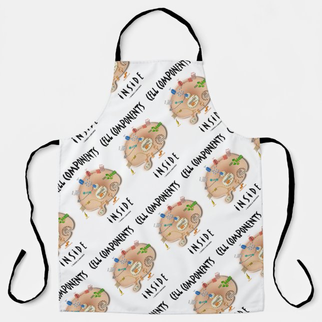 Delantal Componentes celulares dentro de la biología (Anverso)