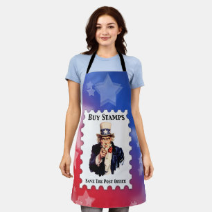 Delantal Comprar sellos Guardar la oficina de correos