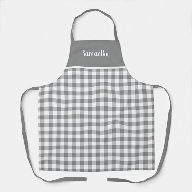 Delantal Comprobación Personalizada De La Placa De Búfalo G (Anverso)