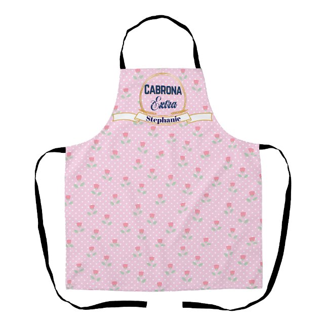 Delantal con actitud extra sarcástica Cabrona (Cabrona Extra Sarcastic attitude Apron)