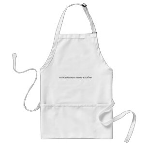 Delantal Con Apron estándar de paciencia