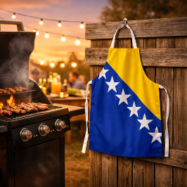 Delantal con bandera de Bosnia y Herzegovina – Est