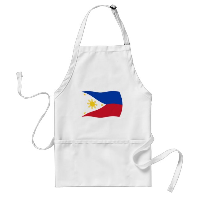 Delantal con Bandera de Filipinas (Frente)