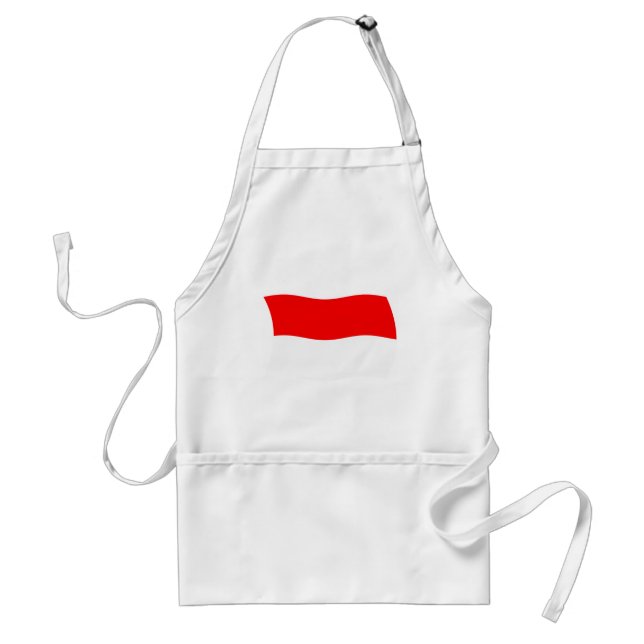 Delantal con Bandera de Indonesia (Frente)