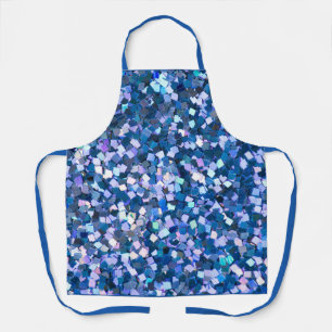 Delantal con Brillo de Confeti de Medianoche
