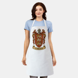 Delantal con el Escudo de la Familia O'Brien